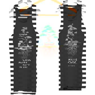 Rooted Harmony Bonsai Tree Zen Grounding Peace Focus Tank Top | Mazezy