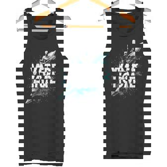 Rowing Canoeing Kayaking Quote Water Tank Top | Mazezy