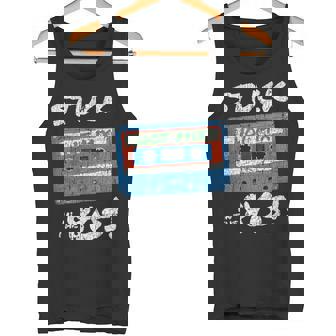 Ruban Cassette Rétrotyle Années 80 Avec Inscription Tuck In The 80 Débardeur e - Cadeauxyz