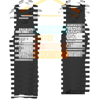 Weekends Coffee And Inventing Hobby Tank Top | Mazezy