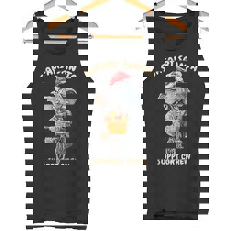 Safari Santa Elephant On Bike Christmas Tank Top | Mazezy