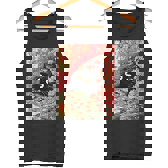 Sakurapring Fleurs De Cerisier Japonais Chat Débardeur e - Cadeauxyz