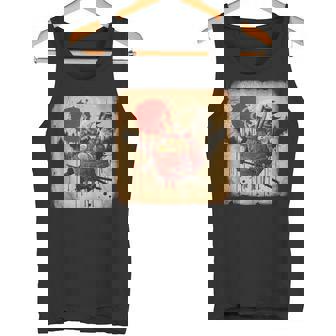 Samurai Ramen Bowl Japanese Parody Warrior Art Tank Top Tank Top | Mazezy