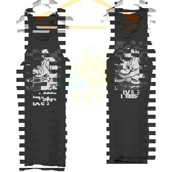 Samurai Vinyl Collector Record Player DJ Tank Top | Mazezy