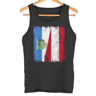 San Marino Austria Half Flag San Marino Austrian Heritage Tank Top | Mazezy