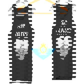 San Marino Heart Flag Tank Top Tank Top | Mazezy