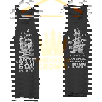 Sandcastle Crown Beach Builder Royal Sculptor Tank Top Tank Top | Mazezy