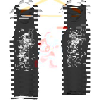 Santa Sunglasses Costume Six Seven Xmas Disc Golf Player Tank Top Tank Top | Mazezy