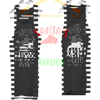 Santas Favorite Realtor Christmas Xmas Santa Tank Top | Mazezy