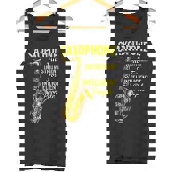 Saxophone Jazz Musician Saxophonist Lover Tank Top | Mazezy
