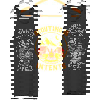 Scouting Is Intents Camping Hiking Explorer Tank Top | Mazezy
