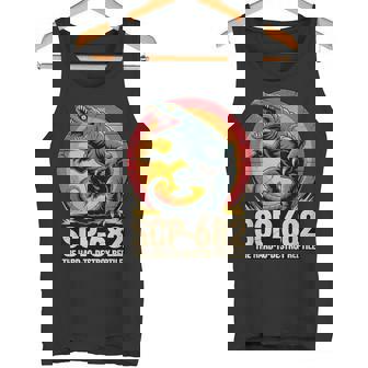 Scp-682 破壊しづらい爬虫類モンスターcpファンデーション タンクトップ - Kawaiitshirt