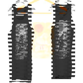 Seal Anime Warrior Japanese Vintage Ninja Ukiyo-e Ink Art Tank Top | Mazezy