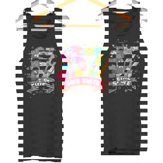 SEIS Siete Spanish 67 Six Seven Math Humor School Tank Top | Mazezy