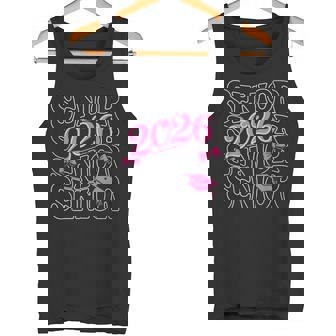 Senior 2026 Class Of 2026 Coquette Pink Bow Graduation Moms Tank Top | Mazezy