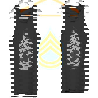 Sergeant First Class E-7 SFC Rank Military Veterans Day Papa Tank Top | Mazezy