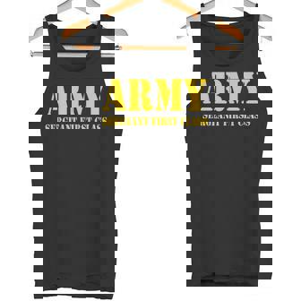 Sergeant First Class US ARMY Soldier Tank Top | Mazezy