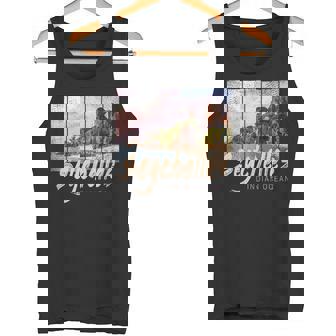 Seychelles Indian Ocean Vintage Sunset Souvenir Tank Top Tank Top | Mazezy