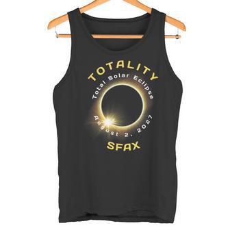 Sfax Tunisia Total Solar Eclipse August 2 2027 Souvenirs Tank Top | Mazezy
