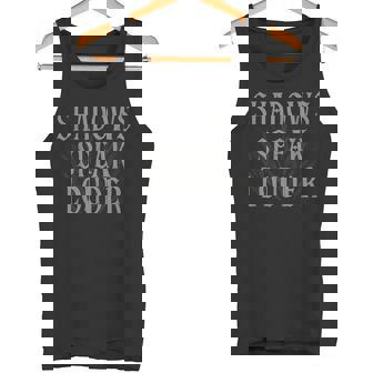 Shadows Speak Louder Distressed Gothic Emo Tank Top | Mazezy