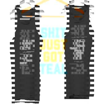 Shit Just Got Teal Duuuval County Jacksonville Florida FL Tank Top | Mazezy