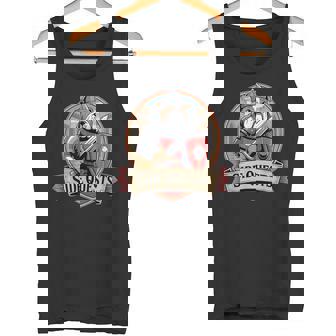 Side Quests Gamer Bulldog Medieval Tank Top | Mazezy