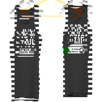 Singer 6-7 Mode Activated Job Title School Work Humor Tank Top Tank Top | Mazezy