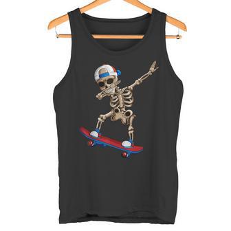 Skeletonkateboardkateboardingkatefankater Dab Dance Camiseta sin mangas - Regaloses