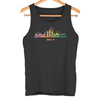 Skyline Bunt Berlinertadtbild Berlin Tank Top - Geschenkecke