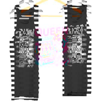 Slot Machine Queen Poker Player Casino Gambling Tank Top | Mazezy