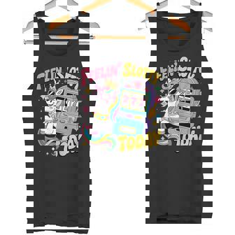 Slot Machine Unicorn Casino Gambling Feeling Slotty Today Tank Top | Mazezy