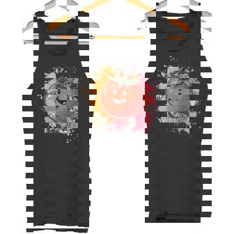 Smiling Tomato Splash Art Graphic Tank Top Tank Top | Mazezy