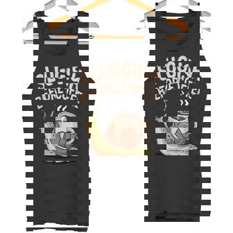 Snail Coffee Humor Slow Morning Caffeine Energy Tank Top | Mazezy