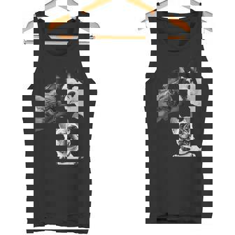 Sneaky フレンチブルドッグ ドッグ ドッグ フレンチ ポッキング ヘッド フェイス 長袖tシャツ タンクトップ - Kawaiitshirt