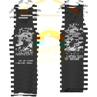 Snowmobile Don't Follow Me I Do Stupid Things Adventure Tank Top Tank Top | Mazezy