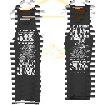 Snowmobile Sled It's All Fun And Games Winter Ride Adventure Tank Top | Mazezy