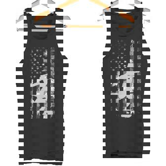 Soccer Player American Flag USA Camo Patriotic Graphic Tank Top | Mazezy