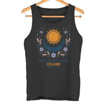 Solar Eclipse Iceland 2026 Total Eclipse Iceland Celestial Tank Top | Mazezy