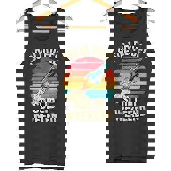 Solid Fuel Solid Weekend Model Rockets Nerd Tank Top | Mazezy