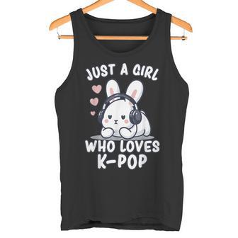Solo Una Chica A La Que Le Encanta El K-Pop Camiseta sin mangas - Regaloses