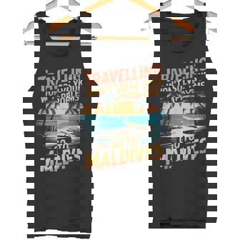 Solve Your Problems Tropical Maldivian Island Maldives Tank Top | Mazezy