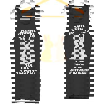Somebunny Loves 3D Modeling Cute Easter Bunny Enthusiast Tank Top Tank Top | Mazezy