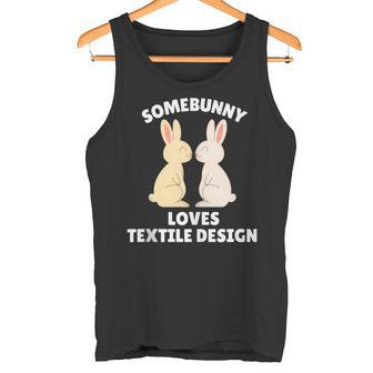 Somebunny Loves Textile Cute Easter Bunny Er Tank Top Tank Top | Mazezy