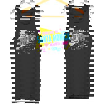 Someone Inanta Monica Loves Me 80S サンタモニカの誰かが私に80年代を愛しています 長袖tシャツ タンクトップ - Kawaiitshirt