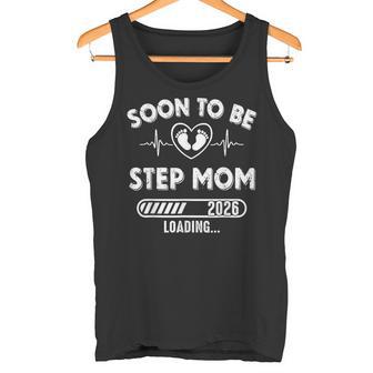 Soon To Be Step Mom Est 2026 New Mom Mother First Time Tank Top | Mazezy