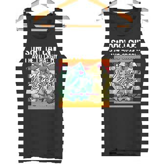 Sorry I Can't Have To Charge My Crystals Cute Earth Lover Tank Top | Mazezy