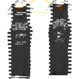 South Kingstown RI J01 Vintage Athletic Sports Tank Top Tank Top | Mazezy