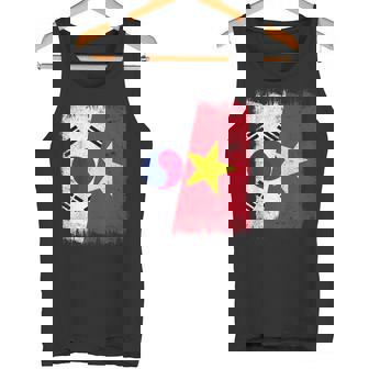 South Korea Vietnam Half Flag South Korean Vietnamese Jersey Tank Top | Mazezy