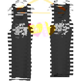 Spain Bosnia And Herzegovina Heart Flag Spanish Bosnian Tank Top | Mazezy