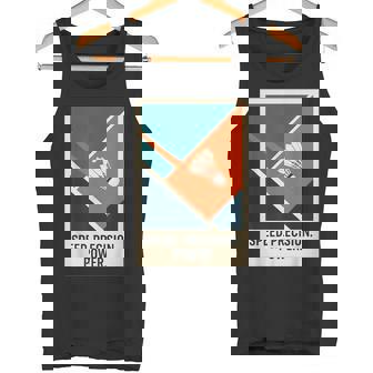 Speed Precision Power Badminton Mindset Tank Top | Mazezy